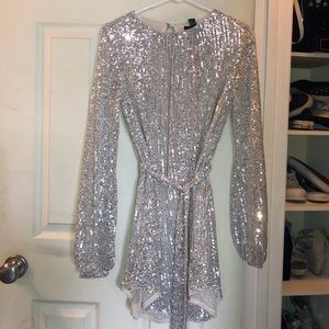 Knit Dress - Sho Nude/Silver